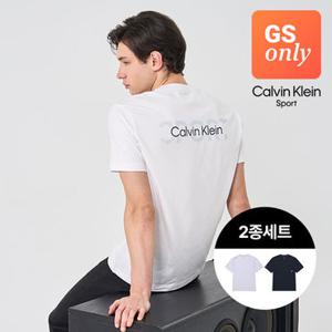 [캘빈클라인][GS단독] 1 +1 스탠다드 라운드 반팔세트 남성