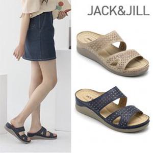 잭앤질 반짝 큐빅 펀칭 샌들(JB2407)