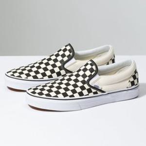 [백화점]반스 코어클래식 Slip-On 체커보드 슬립온 VN000EYEBWW