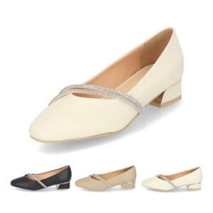 엘칸토 마쯔 여성 글리터 스트랩 펌프스 3cm LCWD18M313