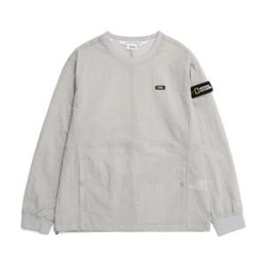 내셔널지오그래픽 N231USW080 우븐 트레이닝 맨투맨 MOURNING GREY
