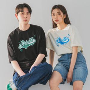 앨빈클로 어슬레틱 로고 오버핏 반팔티 AST4865 (3COLOR)