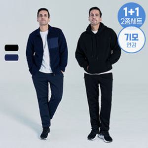 [1+ 1][기모안감] 남성 플리스 캐주얼 트레이닝 팬츠 MVP3459