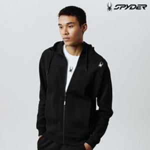 [스파이더] 공용 베이직 셋업 후드 집업 SPIFCNFT302UBLK