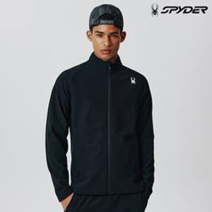[스파이더] 공용 에센셜 트리코트 셋업 집업 SPIFCNFT121UBLK