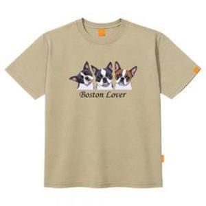 엘라모 보스턴러버 반팔티셔츠 남녀공용 빅사이즈 S~4XL