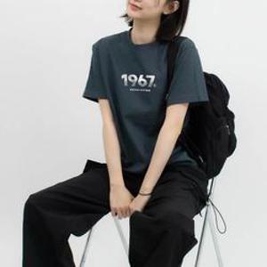 [험블] 남녀공용 오버핏 여름 코튼 17수 면 반팔티
