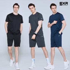 [EXR] 남성 인앤아웃 이지웨어 반팔 반바지 세트 4종택1