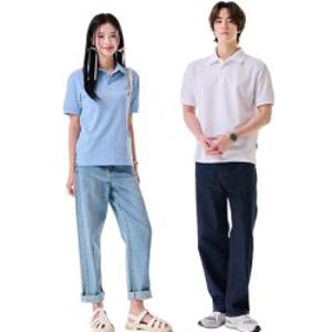 [체이스컬트] 공용 심플 카라 반팔 티셔츠 6컬러