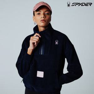 [스파이더] 여성 하이넥 타월 아노락 티셔츠 SPIWCNRL351WDNY