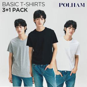 [백화점][폴햄]공용 3+1PACK 반팔티PHE5TR3900