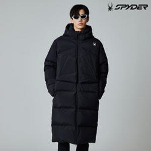 [스파이더] 공용 헥센 후드 롱 다운 자켓 SPIWCNDJ306UBLK