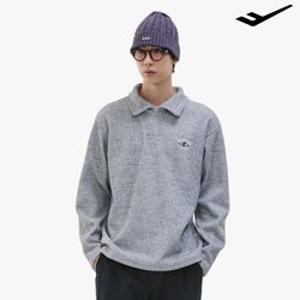 [백화점][프로스펙스]남성 반집업 맨투맨 카리티셔츠 기능성 긴팔 티셔츠 PS3MT24W721