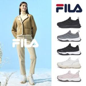 [TV상품]FILA 패딩슈즈 방한화 슬립온 여성용
