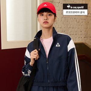[르꼬끄공식] [50% OFF] 여성 선데이 자수 크롭 자켓 (QQ122LJK35)