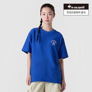 [르꼬끄공식] [50% OFF] 유니 자가드 조직 루즈핏 반팔티셔츠 (QQ123LRS22)