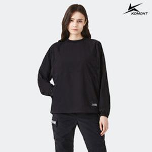 [코몽트] 여성 패커블 맨투맨 블랙