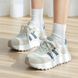 바닐라슈 특가 데이브 통굽 키높이 스니커즈(5cm)