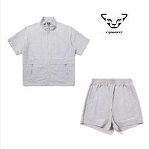 [백화점]다이나핏 공용 캐주얼 오버핏 반팔 자켓+ 4부 반바지 세트 YUM23602 YUM233375