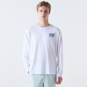 [데상트공식][40% OFF] 오버핏 그래픽 긴팔 티셔츠 SQ123UTL31