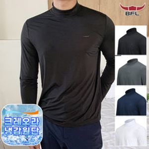 BFL 남성 크레오라 고스판 냉감 반폴라 긴팔티셔츠/골프이너티 S2DPTS-101M