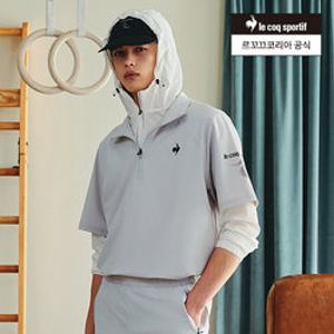 [르꼬끄공식] [40% OFF] 유니 트리코트 루즈핏 아노락 반팔 자켓 (QQ123EJK32)