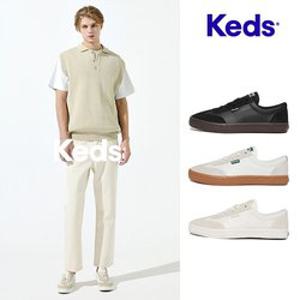 [TV상품]KEDS 신상 토너먼트레더 소가죽 스니커즈 남성용
