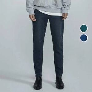 [백화점][버커루]남녀공용 크롭 일자핏 밴딩 데님 팬츠 B235DP246P