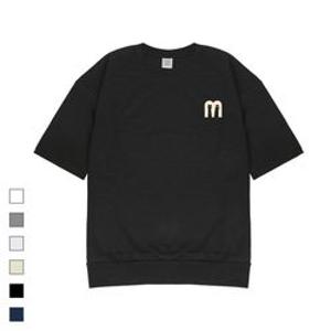 [폴앤폴]M캣도그 오버핏 반팔 맨투맨 남여공용 6컬러