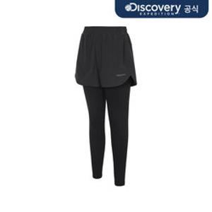 [디스커버리] 여성 2 IN 1 레깅스 (BLACK) DWLG45051-BKS