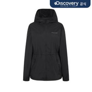 [디스커버리] 여성 경량 미드바람막이 (BLACK) DWWJ9C053-BKS