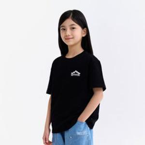 [본사][아웃도어프로덕츠키즈]에센셜 백그래픽 반팔티 (블랙) OD252ISS02_BLK