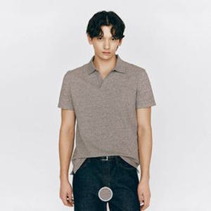 [지오다노/본사] 015506 자카드 슬릿넥 폴로 반팔티