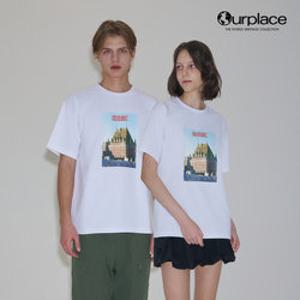 아워플레이스 Quebec 그래픽 반팔 티셔츠 남녀공용 3컬러 택1