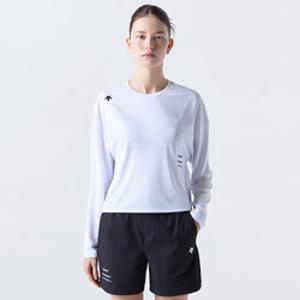 [데상트공식][40% OFF] 우먼스 커버업 긴팔 티셔츠 SQ222ETL51