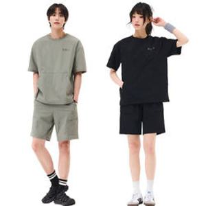 [체이스컬트] 공용 무지 캐주얼 포켓 반바지 4컬러