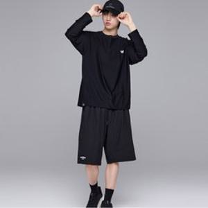 [라이프워크] 공용) 오버핏 절개 하프 팬츠_LW252WS619