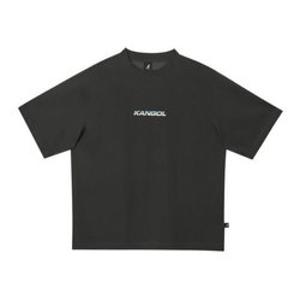 캉골반팔티 CQK KREC-ST27770CH 캉골 폰트 티셔츠 2777 차콜