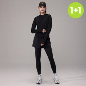 에버라스트 여자 투인원 반바지 레깅스 2장 세트