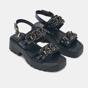 [백화점][탠디] 여성 샌들 (굽 6CM) G25012_BLACK_블랙
