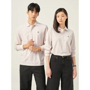 [빈폴멘] [Essential] 남녀공용 수피마코튼 피케 티셔츠 - 베이지 (BC5741E01A)