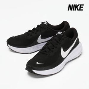 [240mm~280mm]나이키 운동화 레볼루션8 남성 런닝화 블랙 화이트 HJ9198-003