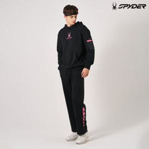 [스파이더] 공용 IRON PINK 트레이닝 스트레이트 팬츠 SPKFCNFP202MBLK