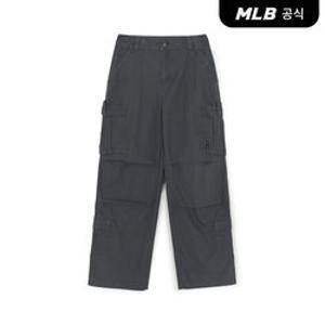빈티지 피치 워싱코튼 멀티카고 와이드팬츠 BOS (Charcoal Grey)