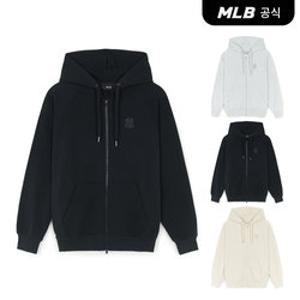 [MLB공식] 25FW 베이직 스몰로고 기모 후드집업 (3 COLOR) 3ATRB0156