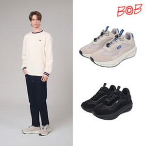 [TV상품]BOB 25FW 최신상 남성 소가죽 스니커즈 키높이 운동화