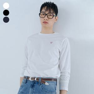 [게스][26SS] 유니 레귤러핏 라운드 긴팔티셔츠 NQ1KE401 [정가 59,000원]