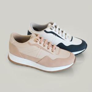 엘칸토 마쯔 여성 투톤 배색 액티브 스니커즈 3.5cm LCWS00M613