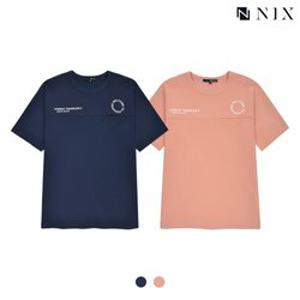 [NIX]유니) 40 S강연분또-히든 포켓 레터링 티셔츠(세미오버핏) (FNPMCTR762P)