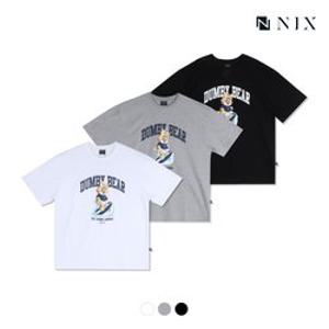 [NIX]유니) 18S싱글 - SURFING덤비베어 티셔츠(레귤러핏)(FNRMCTR792P)